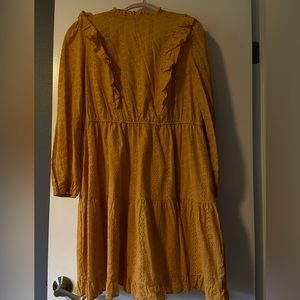 Mustard yellow dress